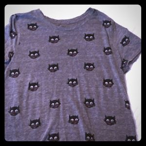 Lucky Brand cat T-shirt